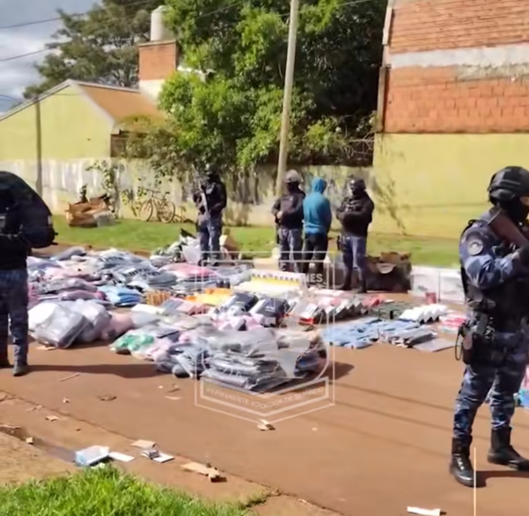 Desmantelan una millonaria operación de contrabando en Iguazú: un detenido y 40 millones en secuestros